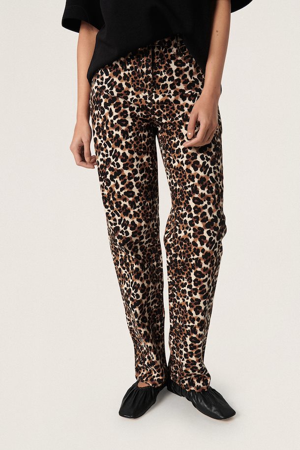 For nylig planer Melbourne Soaked in Luxury SLTessie Jeans Beige Leopard – Køb Beige Leopard SLTessie  Jeans fra str. XS-XL