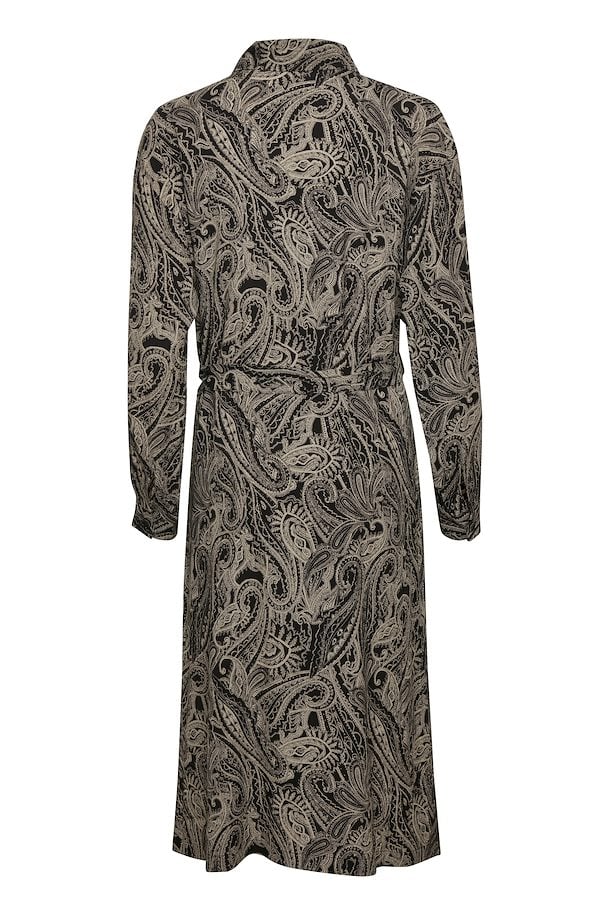 Black Paisley Pattern Dress from Soaked in Luxury – Buy Black Paisley ...