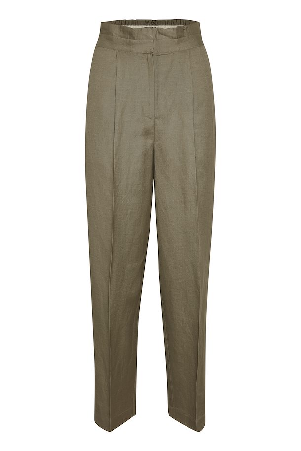 Soaked in Luxury KAYLEE - Trousers - brindle/grey 