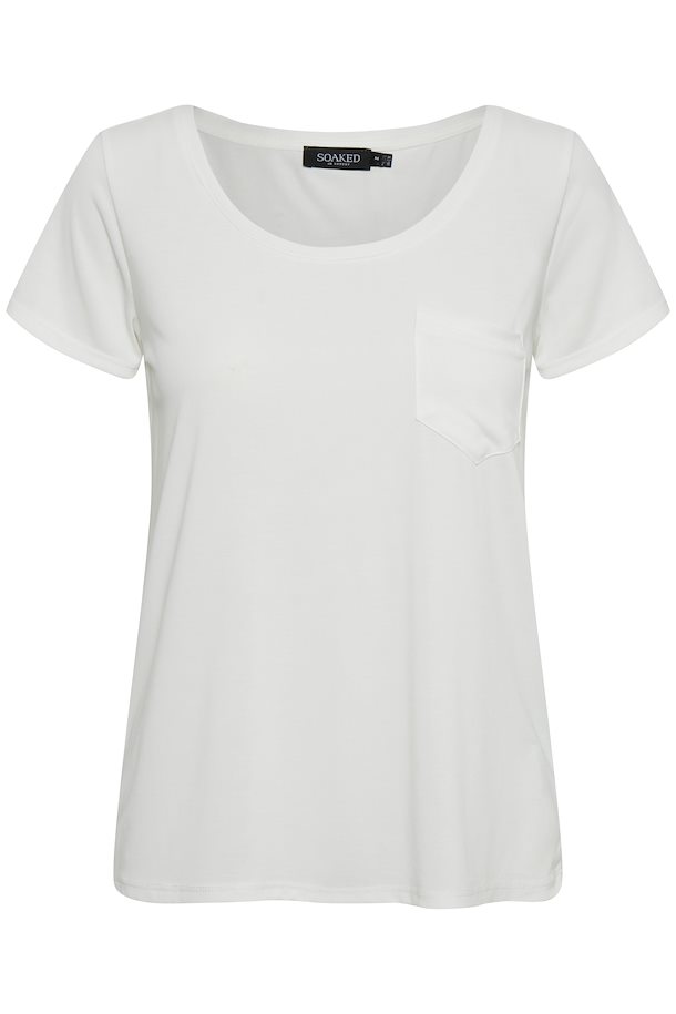 Broken white Short sleeved t-shirt fra Soaked in Luxury – Køb Broken ...