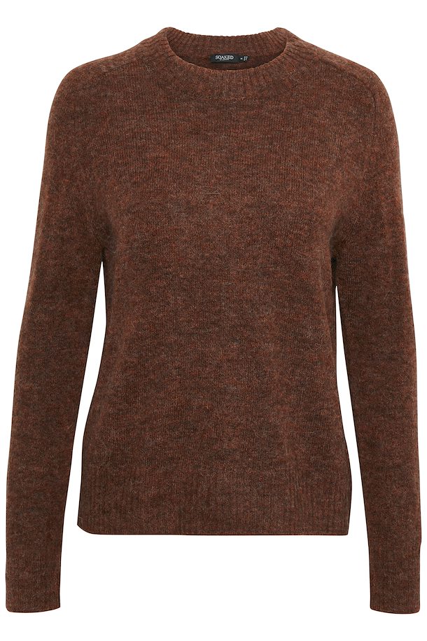 Burnt Henna Knitted pullover from Soaked in Luxury – Buy Burnt Henna ...