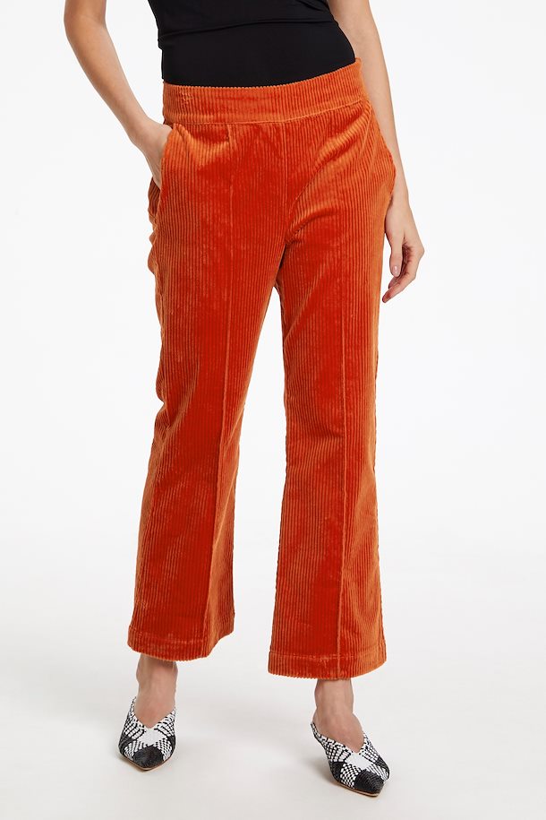 Burnt Ochre Casual pants from Soaked in Luxury – Buy Burnt Ochre Casual ...