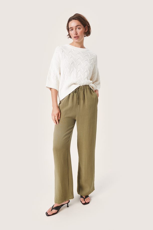 White Linen Cropped Wide Leg Trouser, WHISTLES