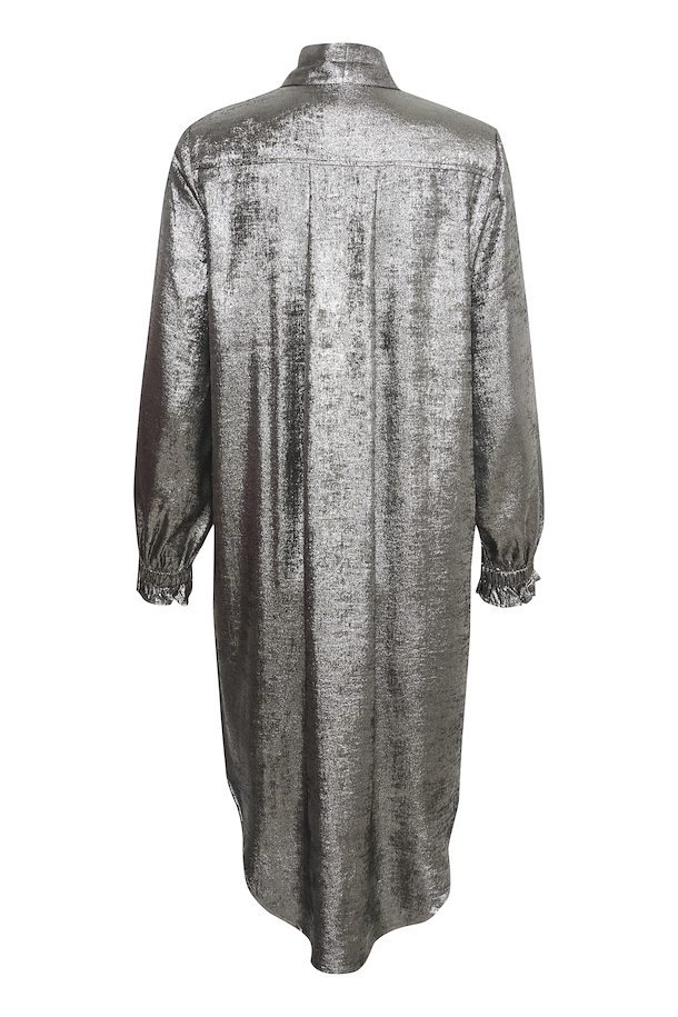 Safina Chainmail Shirt Dress in Silver