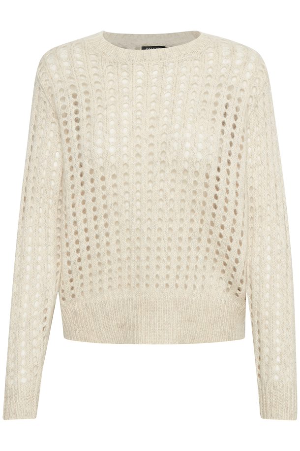 Whisper White Melange SLRandi Knitted pullover from Soaked in Luxury ...